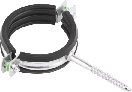 ЗУБР. Хомут трубный оцинкованный, с шурупом, 2&quot;, 40шт 37854-58-63-40 купить в Губкинске