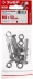 Болт (DIN933) в комплекте с гайкой (DIN934), шайбой (DIN125), шайбой пруж. (DIN127), M8 x 50 мм, 4 шт, ЗУБР 303436-08-050 купить в Губкинске