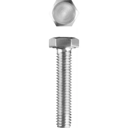 Болт ЗУБР &quot;МАСТЕР&quot; с шестигранной головкой, ГОСТ 7798-70, класс прочности 5.8, оцинкованный, M20x90мм, 5кг 303080-20-090 купить в Губкинске