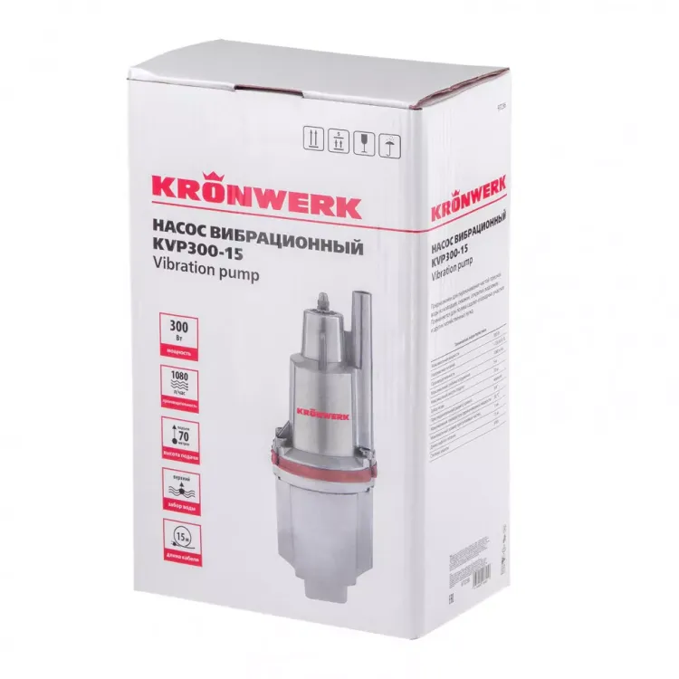 Вибрационный насос Kronwerk KVP300-15 97236 купить в Губкинске