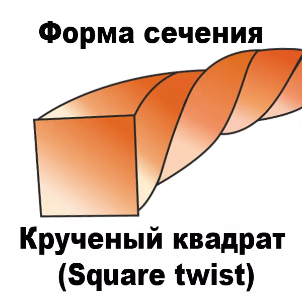 Леска для триммера SQUARE TWIST (квадрат крученый) 3,3ММХ15М купить в Губкинске