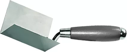 Мастерок из нерж. стали 80 х 60 х 60 мм для внутренних углов деревянная ручка  MATRIX 86308 купить в Губкинске