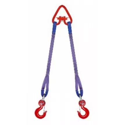 Строп текстильный двухветвевой 2СТ 6.3 т L=8 м SF6 125 мм Звено РТ-3 купить в Губкинске