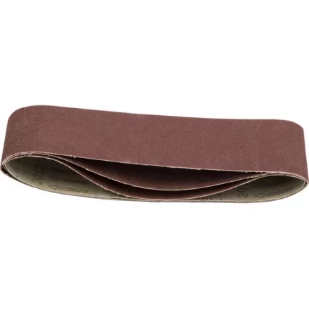 Лента STAYER &quot;MASTER&quot; шлифовальная универсальная бесконечная на тканевой основе, для ЛШМ, P120, 75х533мм, 3шт 35442-120 купить в Губкинске