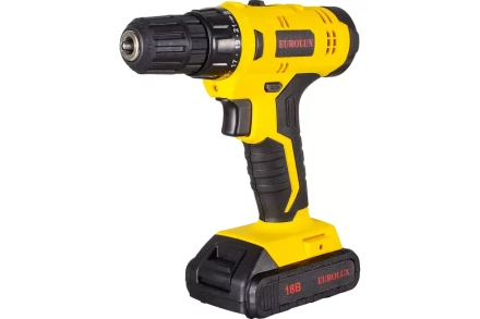 Дрель-шуруповерт Eurolux ДА-18/2Li 72/14/40 купить в Губкинске