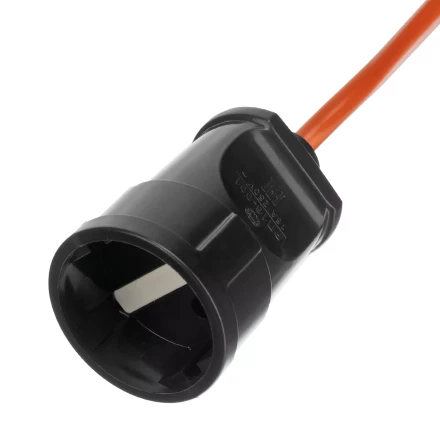 Удлинитель-шнур силовой 50 м, 10A, тип УХ10, 1 розетка, Россия Сибртех 96054 купить в Губкинске