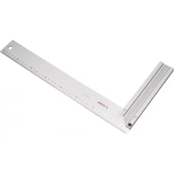 Угольник ЗУБР "ЭКСПЕРТ" столярный, жесткое профилированное полотно, усиленная алюминиевая рукоятка, 400мм 34395-40