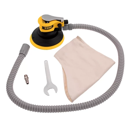 Эксцентриковая шлифовальная машина Denzel EPG150, 150 мм, 10000 об/мин, 5 мм, 160 л/мин 57476 купить в Губкинске