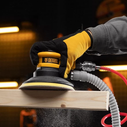 Эксцентриковая шлифовальная машина Denzel EPG150, 150 мм, 10000 об/мин, 5 мм, 160 л/мин 57476 купить в Губкинске