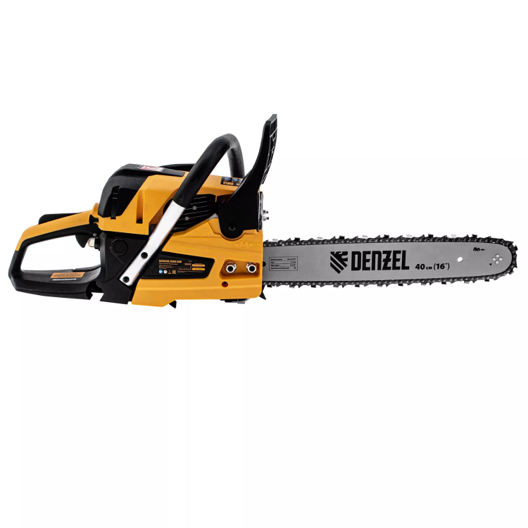 Пила цепная бензиновая Denzel DS-4516, шина 40 см, 45 см3, 2,5 л.с, шаг 0,325, паз 1,5 мм, 64 звена 95236 купить в Губкинске