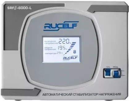 Стабилизатор напряжения RUCELF SRF.II-6000-L купить в Губкинске