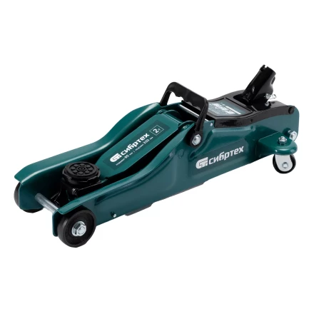 Домкрат гидравлический подкатной Сибртех 50831, 2 т, 85-330 мм, низкий подхват, в пласт. кейсе купить в Губкинске