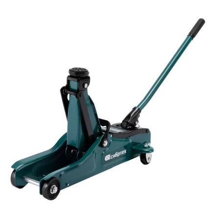 Домкрат гидравлический подкатной Сибртех 50831, 2 т, 85-330 мм, низкий подхват, в пласт. кейсе купить в Губкинске