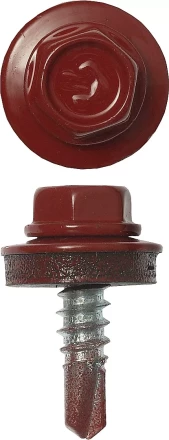 Саморезы ЗУБР "ПРОФЕССИОНАЛ" окраш., RAL 3003 рубин.-красн., для крепл. кров. матер. к металл. констр., 5.5x19мм, 500шт 4-300315-55-019-3003 купить в Губкинске