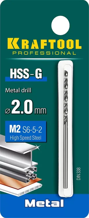 Сверла по металлу HSS-G Оберон 29651-2 купить в Губкинске