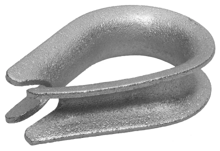 Коуш DIN 6899, оцинкованный, 3мм, 2 шт, ЗУБР Мастер 304496-03 304496-03 купить в Губкинске