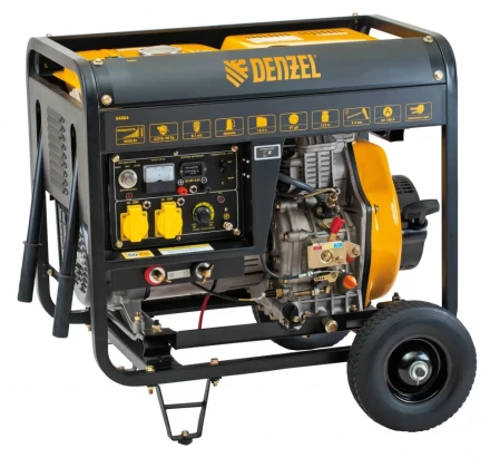 Дизельная сварочная генераторная установка DENZEL DW180Е 94664 купить в Губкинске