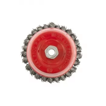 Щетка для УШМ, 125 мм, М14, &quot;чашка&quot;, крученая проволока 0,8 мм  MTX 74625 купить в Губкинске