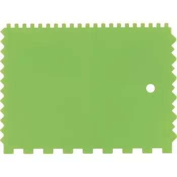 Шпатель для клея, пластмассовый, 130х170 мм, зубчатый  СИБРТЕХ 86018 купить в Губкинске