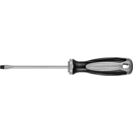 Отвертка MIRAX 25095-05-10, закаленный стержень, двухкомпонентная рукоятка, SL5x100мм 25095-05-10 купить в Губкинске