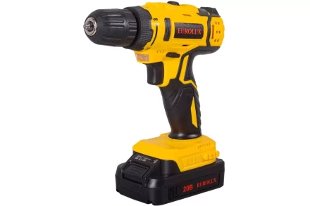 Дрель-шуруповерт Eurolux ДА-20/2Li 72/14/52 купить в Губкинске