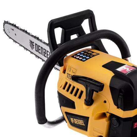 Пила цепная бензиновая Denzel DS-5218, шина 45 см, 52 см3, 3 л.с, шаг 0,325, паз 1,5 мм, 72 звена 95237 купить в Губкинске