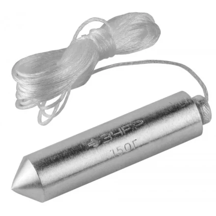 Отвес ЗУБР "МАСТЕР" строительный со шнуром, в пластиковом контейнере, 200 г 0636-200_z01 купить в Губкинске