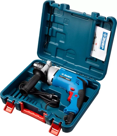 Дрель ударная + кейс ЗДУ-850 ЭРМКМ2 серия ПРОФЕССИОНАЛ купить в Губкинске