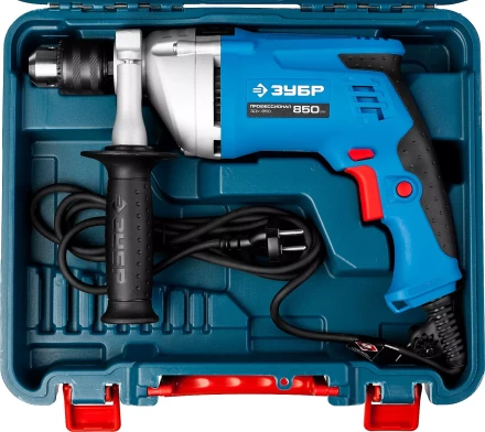 Дрель ударная + кейс ЗДУ-850 ЭРМКМ2 серия ПРОФЕССИОНАЛ купить в Губкинске
