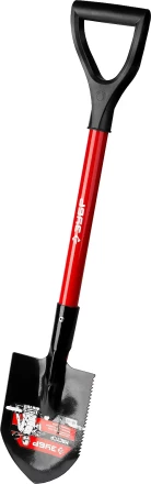 Лопата "МАСТЕР" автомобильная, стальной черенок, ЗУБР 39258 купить в Губкинске