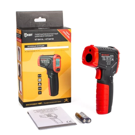 Лазерный бесконтактный цифровой пирометр КВТ KT 641B до 600°C (87245) купить в Губкинске
