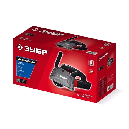 ЗУБР d 125 мм, 1200 Вт, 30 мм, штроборез (бороздодел) (ЗШ-30-1205 Т) купить в Губкинске