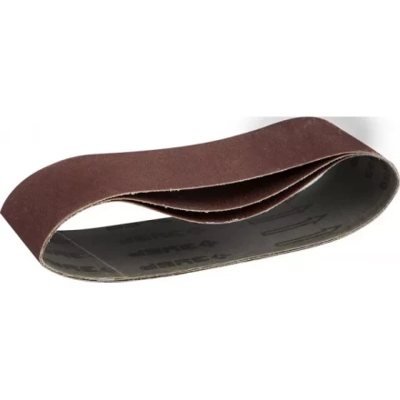 Лента шлифовальная бесконечная ЗУБР &quot;МАСТЕР&quot; на тканевой основе, для ЛШМ, P150, 75х457мм, 3шт 35541-150 купить в Губкинске