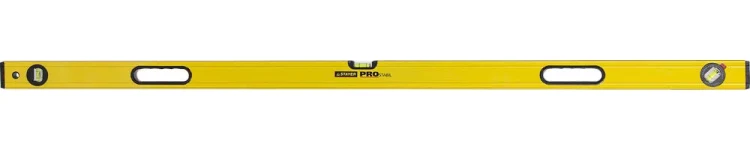 Уровень STAYER"PROFI" PROSTABIL профессион коробчатый, усилен, 2 фрезер поверх, 3 ампулы (1 поворотная), ручки, 150 см 3471-150_z01 купить в Губкинске