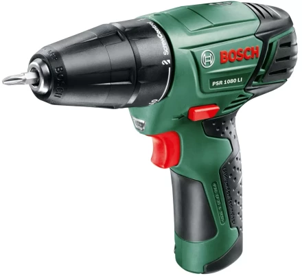 Аккумуляторная дрель BOSCH PSR 1080 LI интегрированный аккумулятор (0.603.985.021) купить в Губкинске