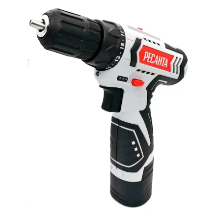 Дрель-шуруповерт аккумуляторная Ресанта ДА-12-2Л 75/14/1 купить в Губкинске