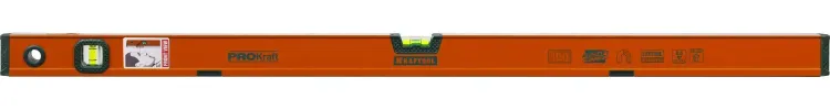 Уровень KRAFTOOL "KRAFT-MAX" магнитный, особо усилен, 2 ампулы, 2 фрезерованные базовые поверхности, 100см 34575-100 купить в Губкинске