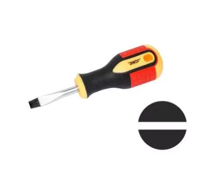 Отвертка шлиц. 1,2х6,5х38мм,трехкомп рук. 19614 купить в Губкинске