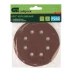 Круг абразивный на ворсовой подложке под &quot;липучку&quot;, перфорированный, P 240, 125 мм, 5 шт Сибртех 738117 купить в Губкинске
