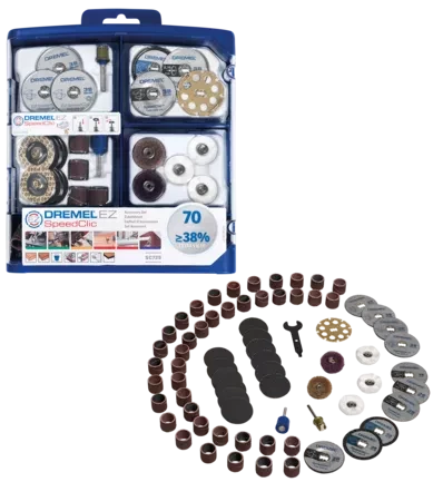 Набор оснастки EZ SpeedClic 70 штук DREMEL купить в Губкинске