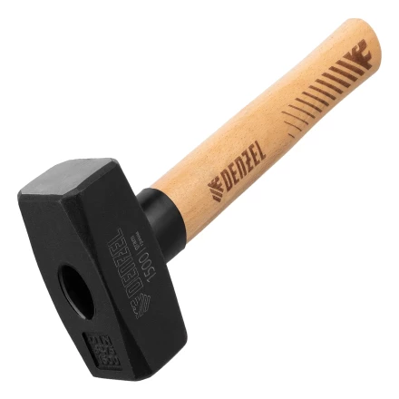 Кувалда, 1500 г Denzel 11019, кованая головка, буковая рукоятка купить в Губкинске