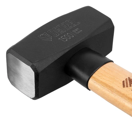 Кувалда, 1500 г Denzel 11019, кованая головка, буковая рукоятка купить в Губкинске