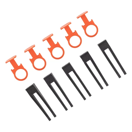 Комплект зажим + клин для системы выравнивания плитки СВП Кольцо, 50/50 шт. в ведре Сибртех 88112 купить в Губкинске