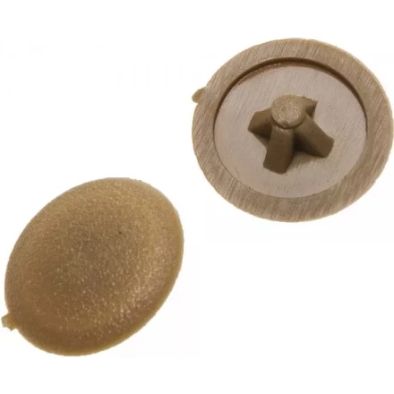 Заглушка декоративная ЗУБР под шуруп, цвет бук, шлиц №2, ТФ6, 40шт 4-308156-2 купить в Губкинске