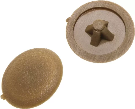 Заглушка декоративная ЗУБР под шуруп, цвет бук, шлиц №2, ТФ6, 40шт 4-308156-2 купить в Губкинске