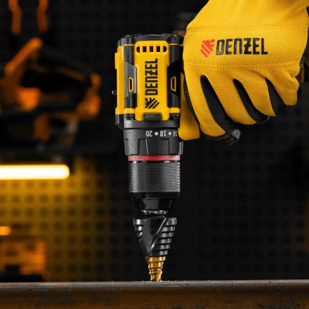 Сверло ступенчатое Denzel 723605, 9-12-15-18-21-24-27-30-33-36 мм, Р6М5, 6-гр. хвостовик купить в Губкинске