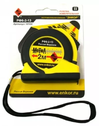 Рулетка 2м Метка Энкор 10104 купить в Губкинске