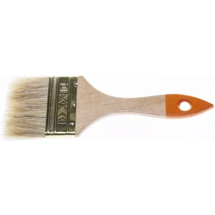 Кисть флейцевая DEXX, деревянная ручка, натуральная щетина, индивидуальная упаковка, 75мм 0100-075_z02 купить в Губкинске