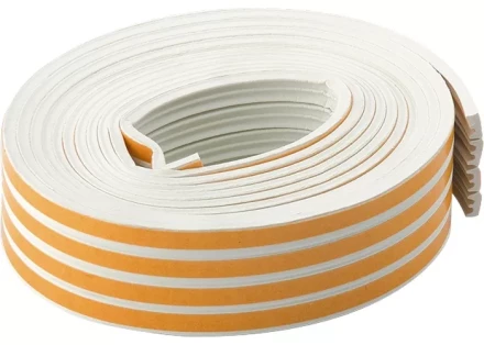 Уплотнитель 24 м профиль &quot;E&quot; белый СИБРТЕХ 93922 купить в Губкинске