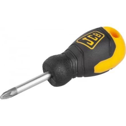 Отвертка JCB, хромомолибденовая сталь S2, двухкомпонентная рукоятка, магнитный наконечник, PZ №2х40мм JSD006 купить в Губкинске